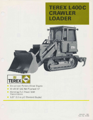 Utovarivači gusjeničari Terex L400C