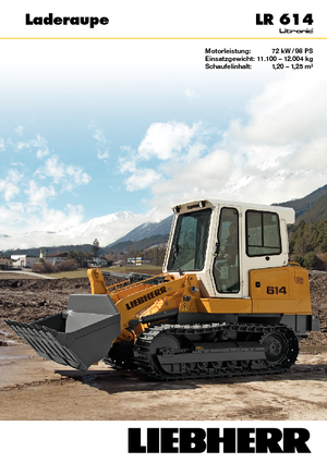 Utovarivači gusjeničari Liebherr LR 614