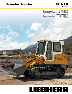 Utovarivači gusjeničari Liebherr LR 614