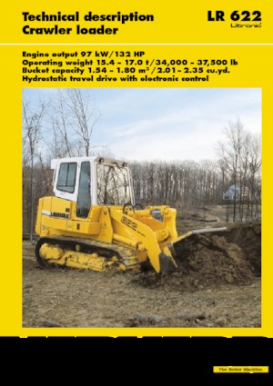 Utovarivači gusjeničari Liebherr LR 622