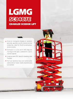 Dizalice na škare na gusjenicama LGMG  SC1532E