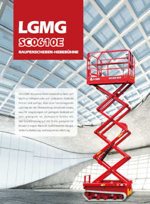 Dizalice na škare na gusjenicama LGMG  SC0610E