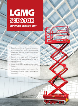Dizalice na škare na gusjenicama LGMG  SC0610E