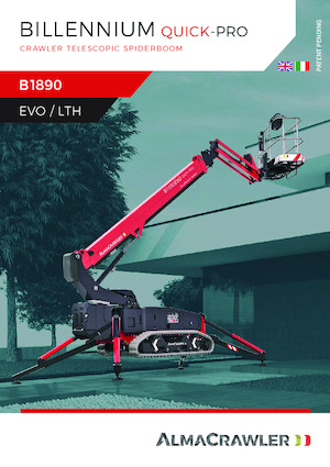 Teleskopska podizna platforma na kotačima Almac B1890 QUICK-PRO LTH