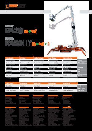 Teleskopska podizna platforma na kotačima Easy Lift R420
