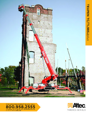 Teleskopska podizna platforma na kotačima TEUPEN TC98SJ plus