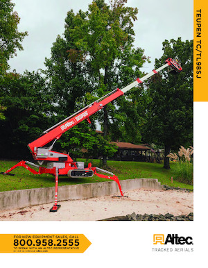 Teleskopska podizna platforma na kotačima TEUPEN TC98SJ