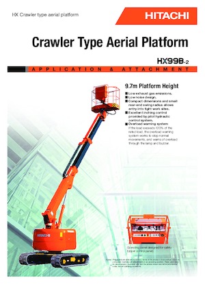 Teleskopska podizna platforma na kotačima Hitachi HX 99 B 2