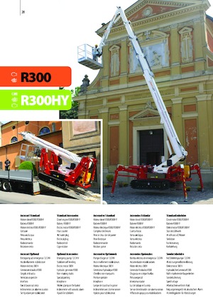 Teleskopska podizna platforma na kotačima Easy Lift R300HY