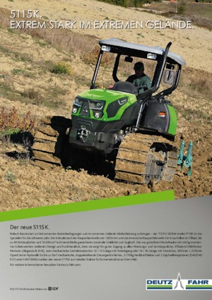 Traktori na gusjenicama DEUTZ-FAHR 5115 K 