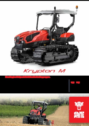 Traktori na gusjenicama SAME Krypton M 105 