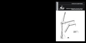 Dizalice gusjeničari - Rešetkasta grana Hitachi Sumitomo SCX 900-2