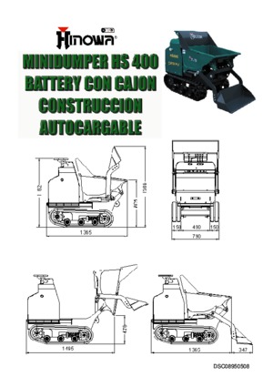 Damperi na gusjenicama Hinowa HS 400 Battery