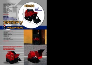 Damperi na gusjenicama Hinowa HS 400 Battery