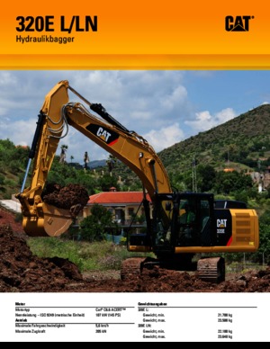 Bageri gusjeničari Caterpillar 320E LN