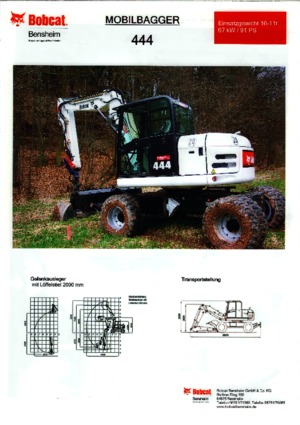 Bageri gusjeničari Bobcat 444