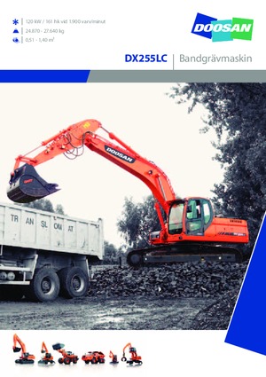 Bageri gusjeničari Doosan DX 255 LC