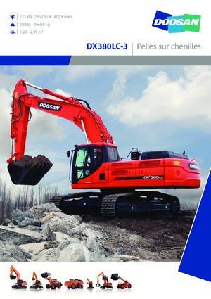 Bageri gusjeničari Doosan DX380LC-3