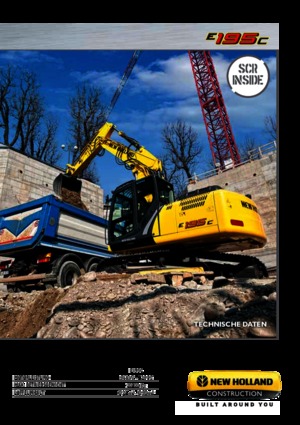 Bageri gusjeničari New Holland E 195 LC