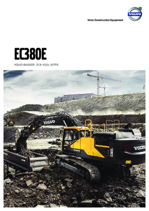 Bageri gusjeničari Volvo EC380ENL