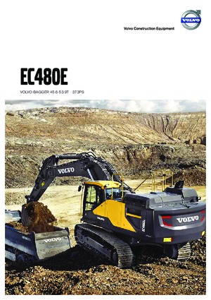 Bageri gusjeničari Volvo EC480EL