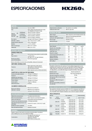 Bageri gusjeničari Hyundai HX260L
