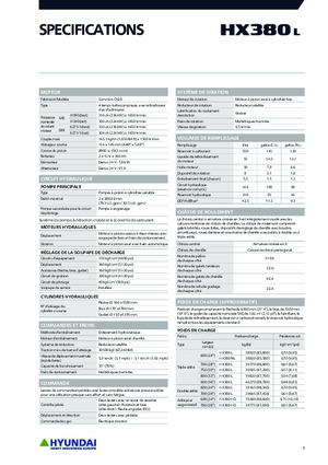 Bageri gusjeničari Hyundai HX380L