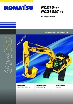 Bageri gusjeničari Komatsu PC210LC-11E0