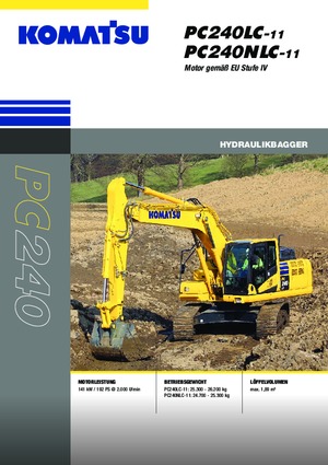 Bageri gusjeničari Komatsu PC240NLC-11E0