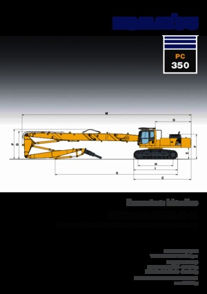 Bageri gusjeničari Komatsu PC350HRD-8