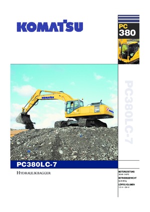 Bageri gusjeničari Komatsu PC380LC-7 active