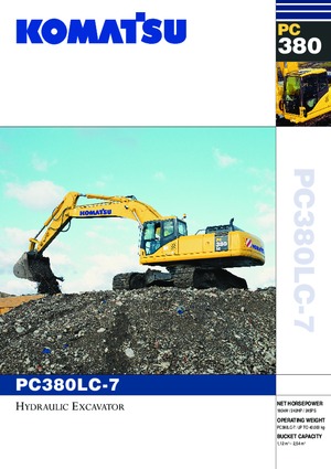 Bageri gusjeničari Komatsu PC380LC-7 active