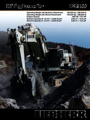 Bageri gusjeničari Liebherr R 9150