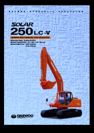 Bageri gusjeničari Doosan Solar 250 LC-V