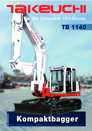 Bageri gusjeničari Takeuchi TB 1140