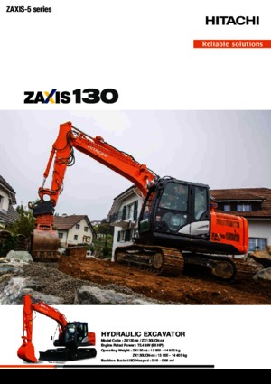 Bageri gusjeničari Hitachi ZX 130-5 B