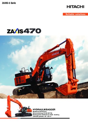 Bageri gusjeničari Hitachi ZX 470 LCH-5 G