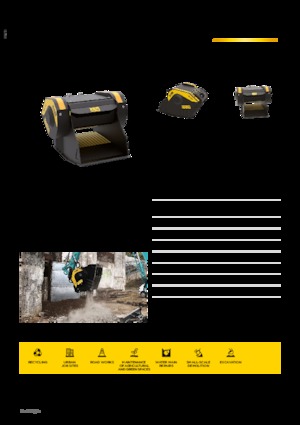 Žlice za drobilicu MB Crusher MB-C50 S4