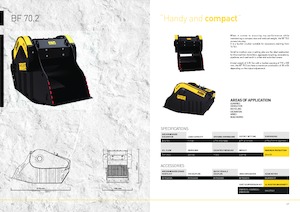 Žlice za drobilicu MB Crusher BF70.2 S4