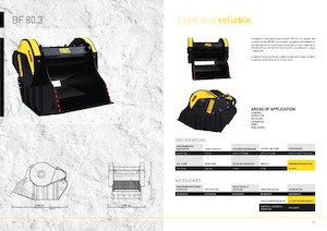 Žlice za drobilicu MB Crusher BF80.3 S4