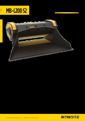 Žlice za drobilicu MB Crusher MB-L200 S2
