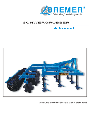 Kultivatori Bremer Allround 3