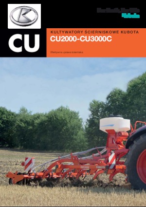 Kultivatori Kubota CU3300 AF