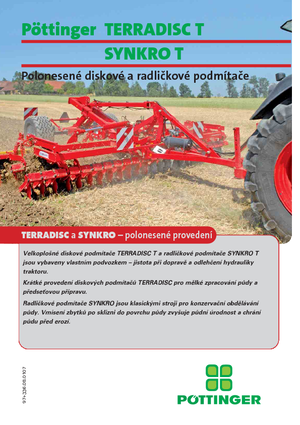 Kultivatori Pöttinger Synkro 5003