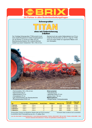 Kultivatori Brix Titan 400 A