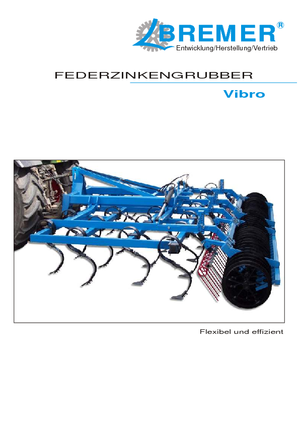 Kultivatori Bremer Vibro 300 S