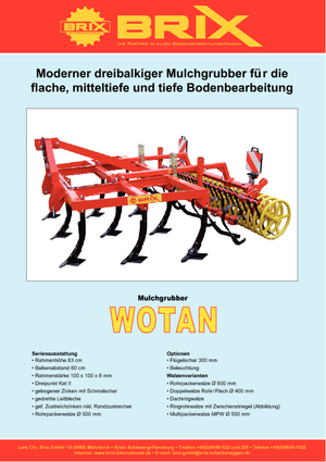 Kultivatori Brix Wotan 300 S