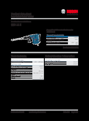 Čekići i razbijači za rušenje Bosch GSH 11 E