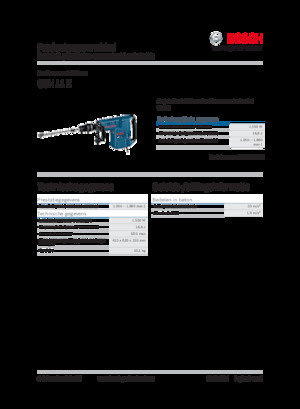 Čekići i razbijači za rušenje Bosch GSH 11 E