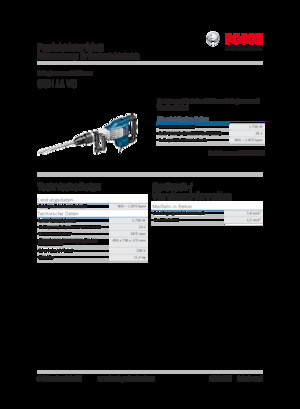 Čekići i razbijači za rušenje Bosch GSH 11 VC